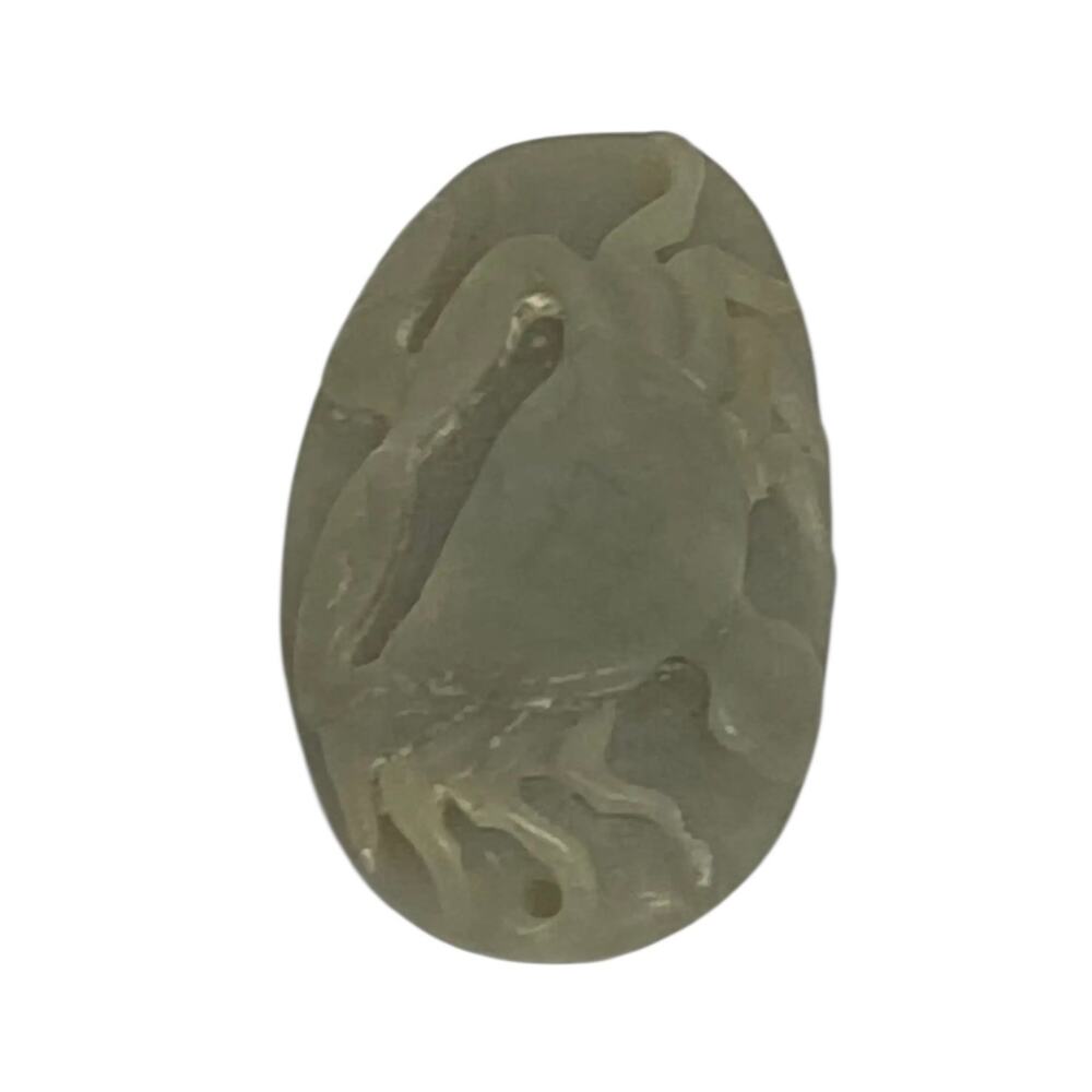 Estate Asian Carved Soapstone Crab Motif 1 5/8” Pendant - Picture 5 of 13